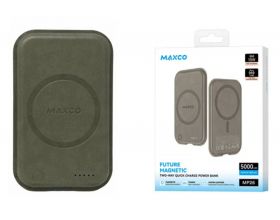 Универсальный дополнительный аккумулятор Power Bank MAXCO MP26 Magnetic Two-Way Quick Charge (5000mAh) Moroccan Gray