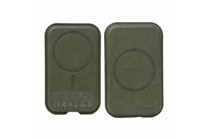 Универсальный дополнительный аккумулятор Power Bank MAXCO MP26 Magnetic Two-Way Quick Charge (5000mAh) Moroccan Gray