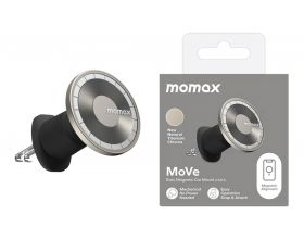 Держатель автомобильный для телефона Momax CM35L 1-Move Magnetic car Mount Titanium