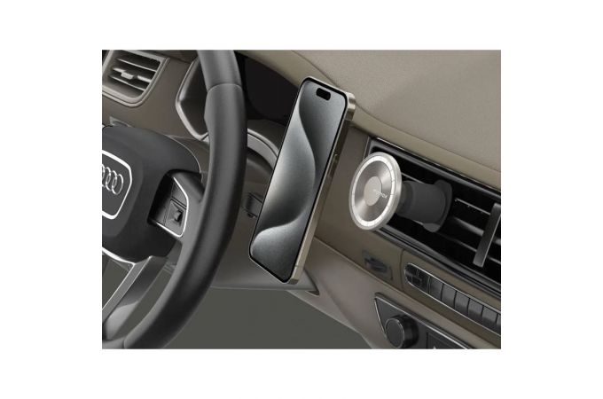 Держатель автомобильный для телефона Momax CM35L 1-Move Magnetic car Mount Titanium