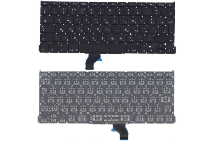Клавиатура для ноутбука MacBook Pro 13" Retina A1502 2013+ черная большой Enter