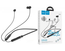 Наушники вакуумные беспроводные HOCO ES53 Coolway sports BT earphones Bluetooth (черный)