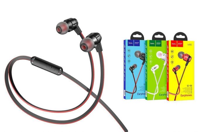 Наушники вакуумные проводные HOCO M85 Platinum sound universal earphones (черный)