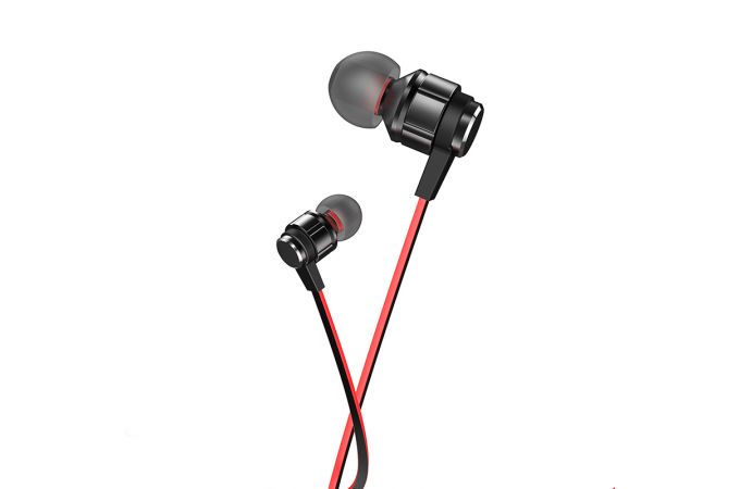 Наушники вакуумные проводные HOCO M85 Platinum sound universal earphones (черный)