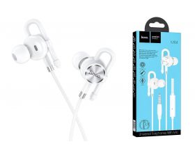 Наушники вакуумные проводные HOCO M84 Perfection universal earphones (белый)