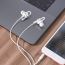 Наушники вакуумные проводные HOCO M84 Perfection universal earphones (белый)