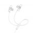 Наушники вакуумные проводные HOCO M84 Perfection universal earphones (белый)