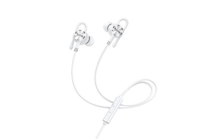 Наушники вакуумные проводные HOCO M84 Perfection universal earphones (белый)
