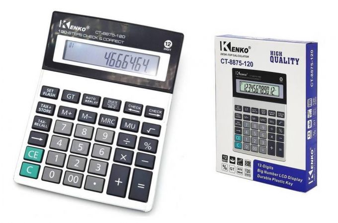 Калькулятор Kenko KK-8875-120 (12 разр.)  настольный