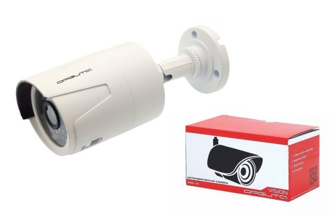 Видеокамера IP Орбита OT-VNI43 (1920*1080, 2Mpix, 2,8мм, металл)