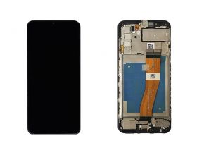 Дисплей для Samsung A037F Galaxy A03S Black в сборе с тачскрином + рамка 100% (GH81-21232A)