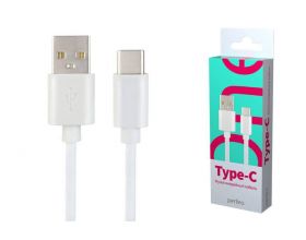 Кабель USB - USB Type-C PERFEO белый, длина 1 м., бокс (U4704)