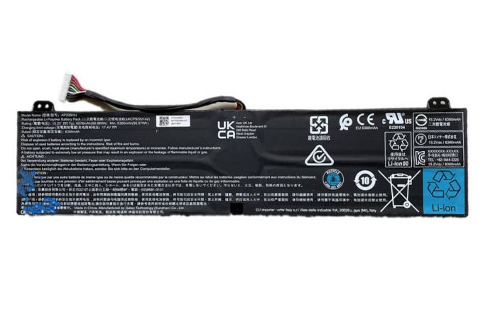 Аккумуляторная батарея для ноутбука Acer Predator PT516-52s (AP20BHU) 15.2V 96.67Wh