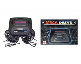 Игровая приставка Mega Drive 2 16 bit (2 джойстика, кабель, блок)