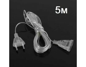 Удлинитель для гирлянды Орбита OT-ELE02 сетевой 5м (УПАКОВКА 20ШТ)