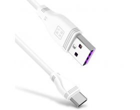 Кабель USB - USB Type-C MAIMi X12, 5A (белый) 1.2м