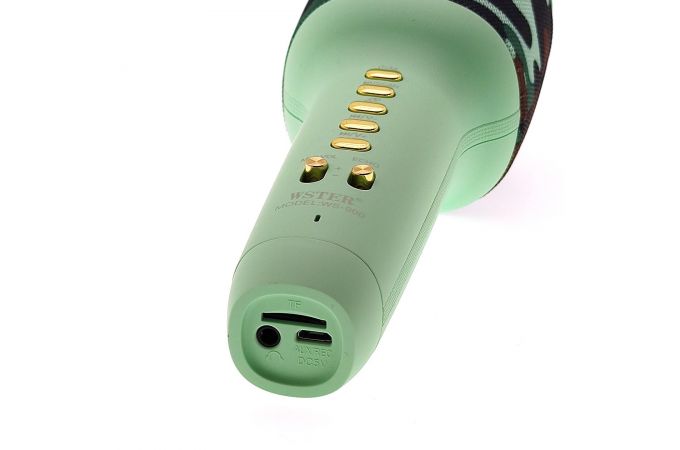 Караоке микрофон WSTER WS-900 Камуфляж  беспроводной (Bluetooth, динамики, USB)