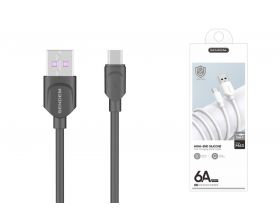 Кабель USB - MicroUSB SENDEM M61 6A (черный) 1м