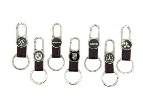 Брелок для ключей с карабином и логотипом (KIA)