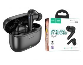 Наушники вакуумные беспроводные HOCO EQ2 Thought true wireless BT headset (черный)