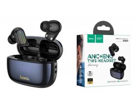 Наушники вакуумные беспроводные HOCO EQ20 Rhyme true wireless ANC+ENC noise reduction BT headset Black