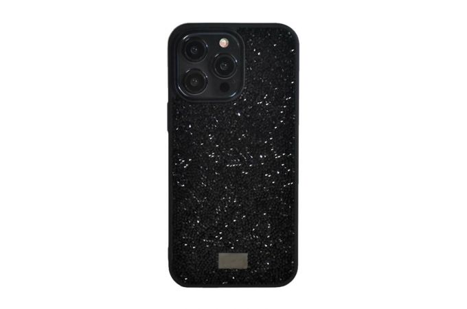 Чехол для телефона SWAROVSKI Phone 16 Pro Max (Черный)