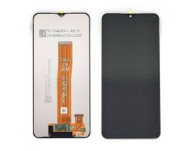 Дисплей для Samsung A127F Galaxy A12 Nacho Black в сборе с тачскрином (ревизия SM-A127F R0.0) орг