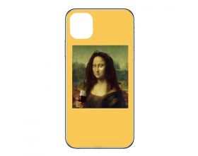 Чехол силиконовый iPhone 11 Pro (5.8) с рисунком "Мона Лиза"