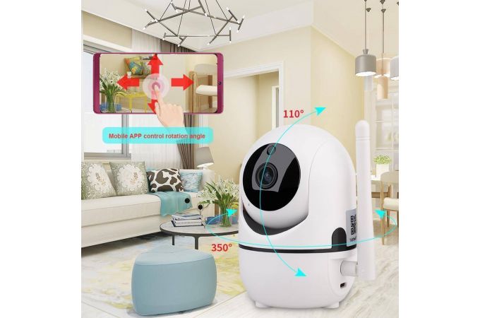 Видеокамера IP WI-FI Орбита OT-VNI20 (С291) (белый)