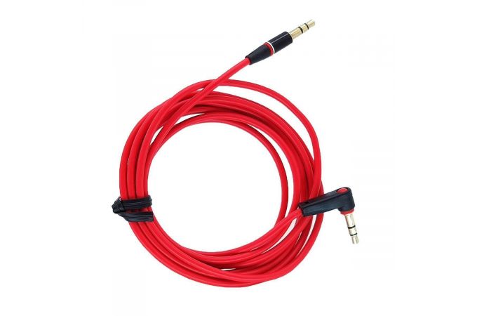 Кабель аудио AUX Орбита OT-AVC09 (Джек 3,5 мм на Джек 3,5 угловой) 2м (УПАКОВКА 20шт)