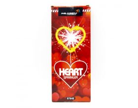 Бенгальская свеча фигурная Сердце (цена за упаковку 2 шт)