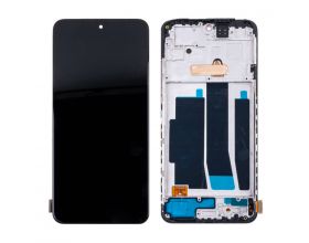 Дисплей для Xiaomi Redmi Note 11S 4G (2201117SY)/ Poco M4 Pro 4G (2201117PG) в сборе с тачскрином + рамка (черный) OLED