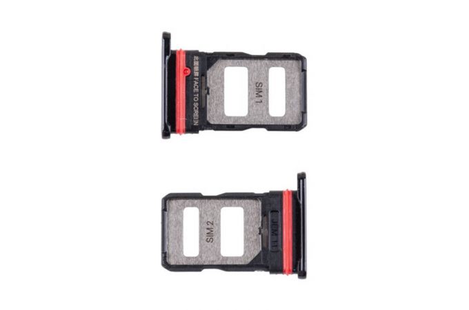 Держатель SIM для Xiaomi 11T/ 11T Pro (21081111RG/ 2107113SG) Черный