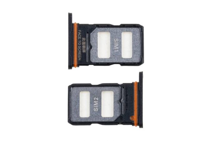 Держатель SIM для Xiaomi Poco F6 (24069PC21G) Черный