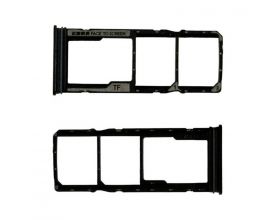 Держатель SIM для Xiaomi Redmi 15C 4G/ Poco C85 4G (25078RA3EY/ 25078PC3EG) Черный