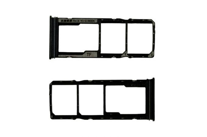 Держатель SIM для Xiaomi Redmi 15C 4G/ Poco C85 4G (25078RA3EY/ 25078PC3EG) Черный