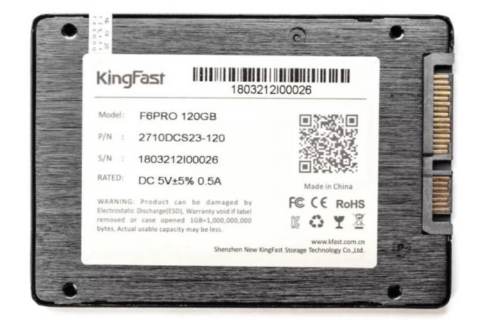 Твердотельный накопитель SSD Kingfast PRO 6 120Gb-550/450Mb/s (KF2710DCS23-120)