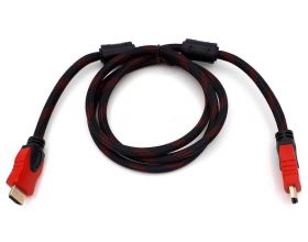 Кабель HDMI (папа - папа) 1,5 м (V1.4) красный