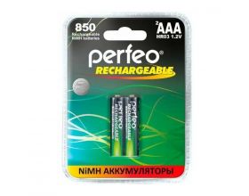 Аккумулятор Ni-MH Perfeo AAA 850mAh/2BL (Пластиковый блистер, цена за 2 штуки)