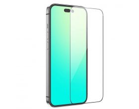 Защитное стекло дисплея iPhone 14 Pro (6.1) с полным покрытием без упаковки (черный)