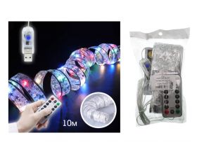 Гирлянда LED Огонек OG-LDG21 RGB (10м,USB)