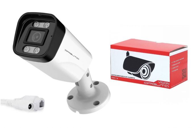 Видеокамера IP Орбита OT-VNI49 (1920*1080, 2Mpix, 2,8мм, металл)