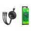 Кабель USB 3 в 1 BOROFONE BX74 Type-C/Lightning/Micro 2.4A (черный) 1м