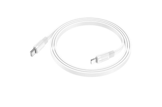 Кабель USB Type-C - Lightning BOROFONE BX89 Union PD (бело-серый) 1м