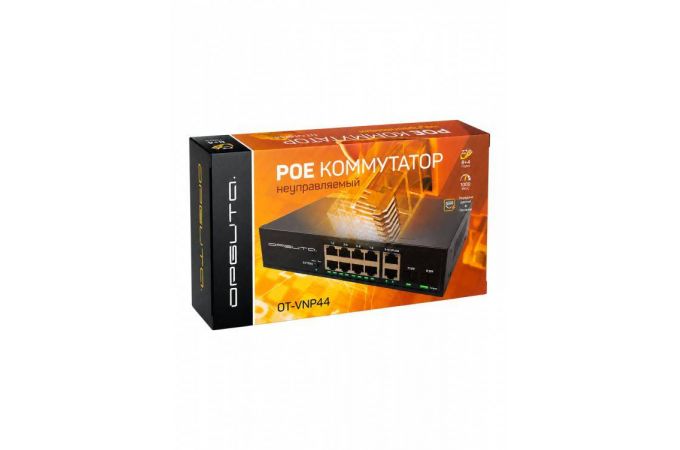 Коммутатор неуправляемый Орбита OT-VNP44 POE