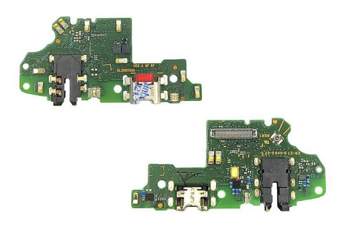 Шлейф для Huawei Honor 10i/ 20e с разъемом зарядки + разъем гарнитуры (плата) HQ