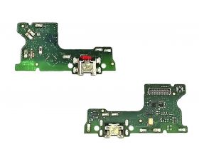Шлейф для Huawei Y7 2019 с разъемом зарядки + разъем гарнитуры (плата) HQ