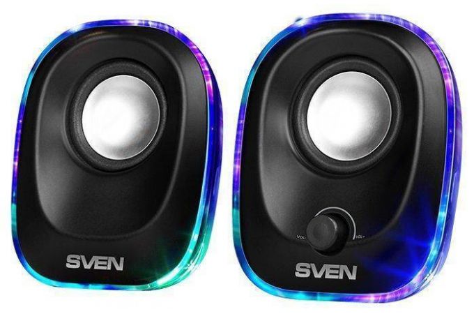 Акустическая система 2.0 Sven 330 (черный)