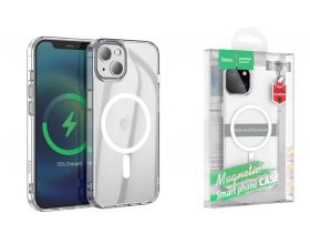 Чехол для iPhone 14 (6.1) HOCO Magnetic series тонкий (прозрачный)