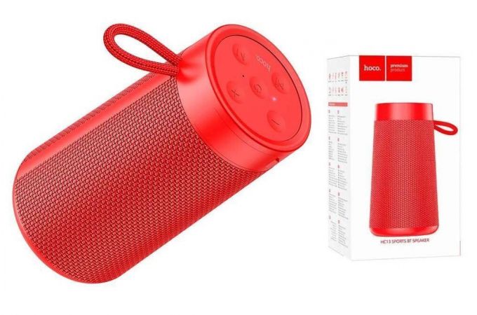 Портативная беспроводная колонка HOCO HC13 sports BT (красный)